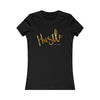 'HUSTLE WITH LOVE' Collection Women's T-shirt, Black & Gold
