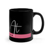 'MAKE IT HAPPEN' Black mug 11oz