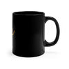 'HUSTLE WITH LOVE' Black mug 11oz