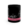'MAKE IT HAPPEN' Black mug 11oz
