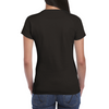 'HUSTLE WITH LOVE' Collection Women's T-shirt, Black & Crimson